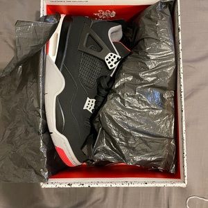 Jordan Bred 4s size 12
